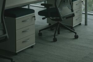 Ruedas silenciosas en sillas ejecutivas