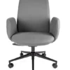 Sillón ejecutivo CALYNA PLUS tapizado en tela gris