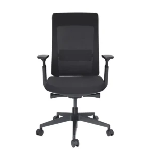 Celina Negro sillón ejecutivo ergonómico vista frontal