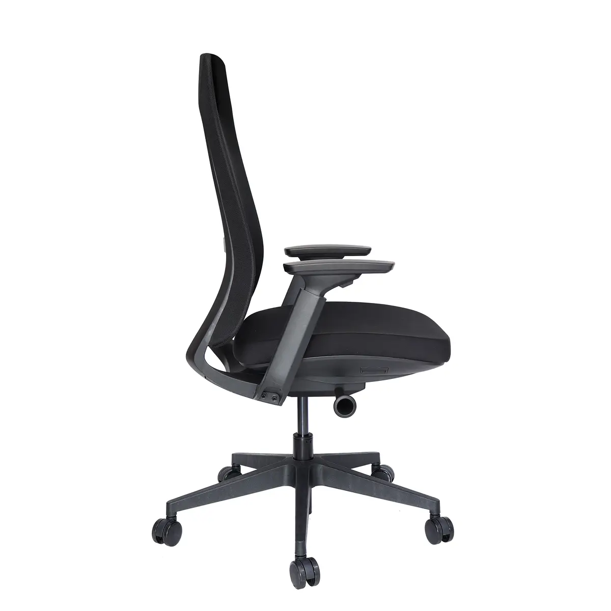 Celina Negro sillón ejecutivo ergonómico vista lateral