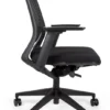 Chianty silla operativa negra vista lateral