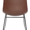 Daliax Baja silla de visita café vista trasera