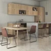 Daliax Baja silla de visita café en sala de espera