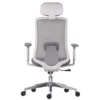 Respaldo alto de la silla DORELA GRIS CON CABECERA