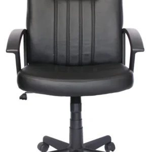 Silla ejecutiva EIVOR tapizada vista frontal