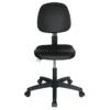 Elaris silla industrial ergonómica negra vista frontal