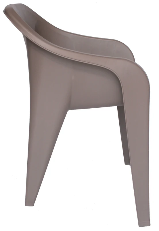 ELOYA | Vista lateral Silla infantil ELOYA de polipropileno en vista lateral