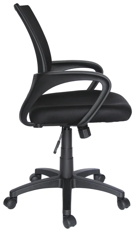 Silla operativa KAIA NEGRO con respaldo de malla vista lateral