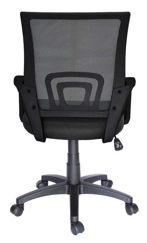 Silla operativa KAIA NEGRO con respaldo de malla vista posterior