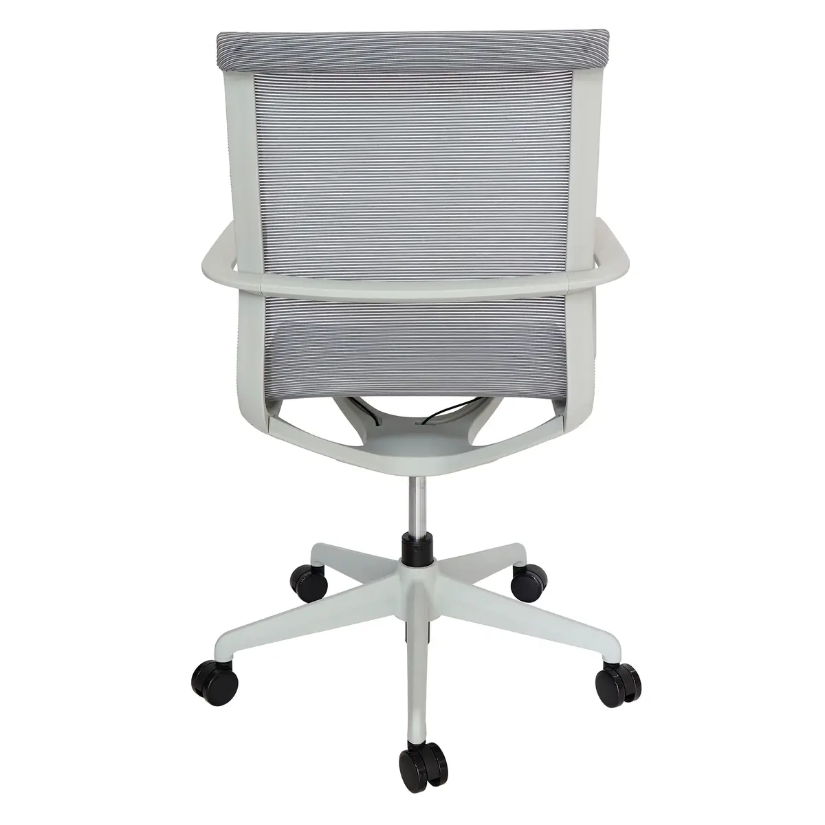 Respaldo de malla gris de la silla KENDRA GRIS