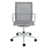 Silla ejecutiva KENDRA GRIS con asiento y respaldo de malla
