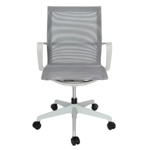 Silla ejecutiva KENDRA GRIS con asiento y respaldo de malla