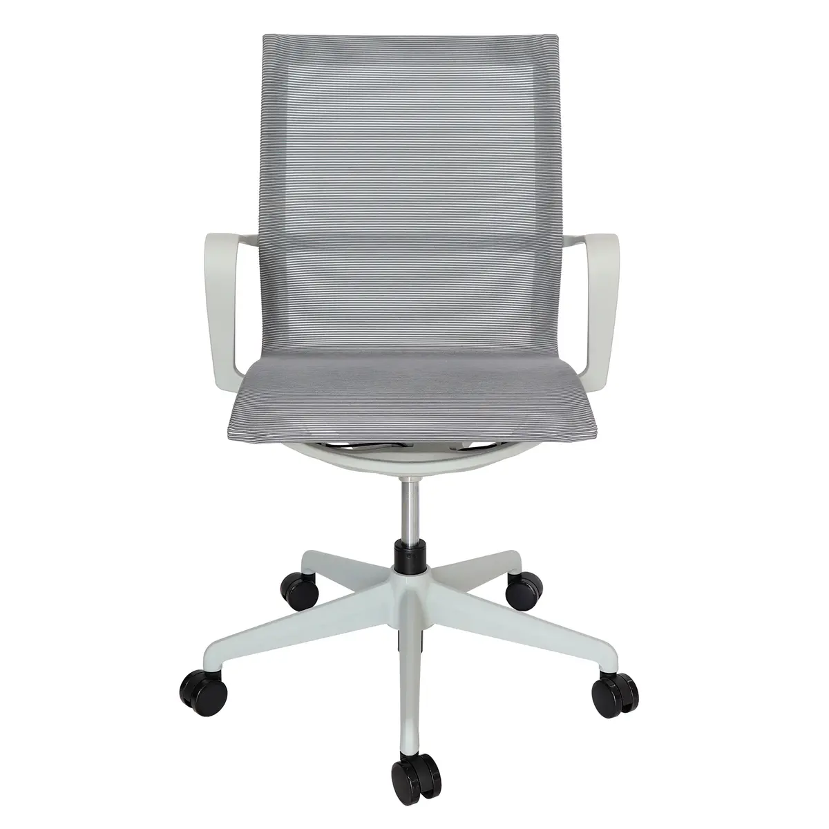 Silla ejecutiva KENDRA GRIS con asiento y respaldo de malla
