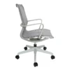 Silla reclinable KENDRA GRIS en vista lateral