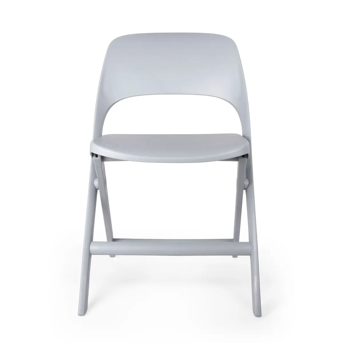 Silla LARIS gris vista de frente
