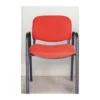 Luma con brazo 10116 – vista frontal Silla de visita Luma con brazo 10116, vista frontal