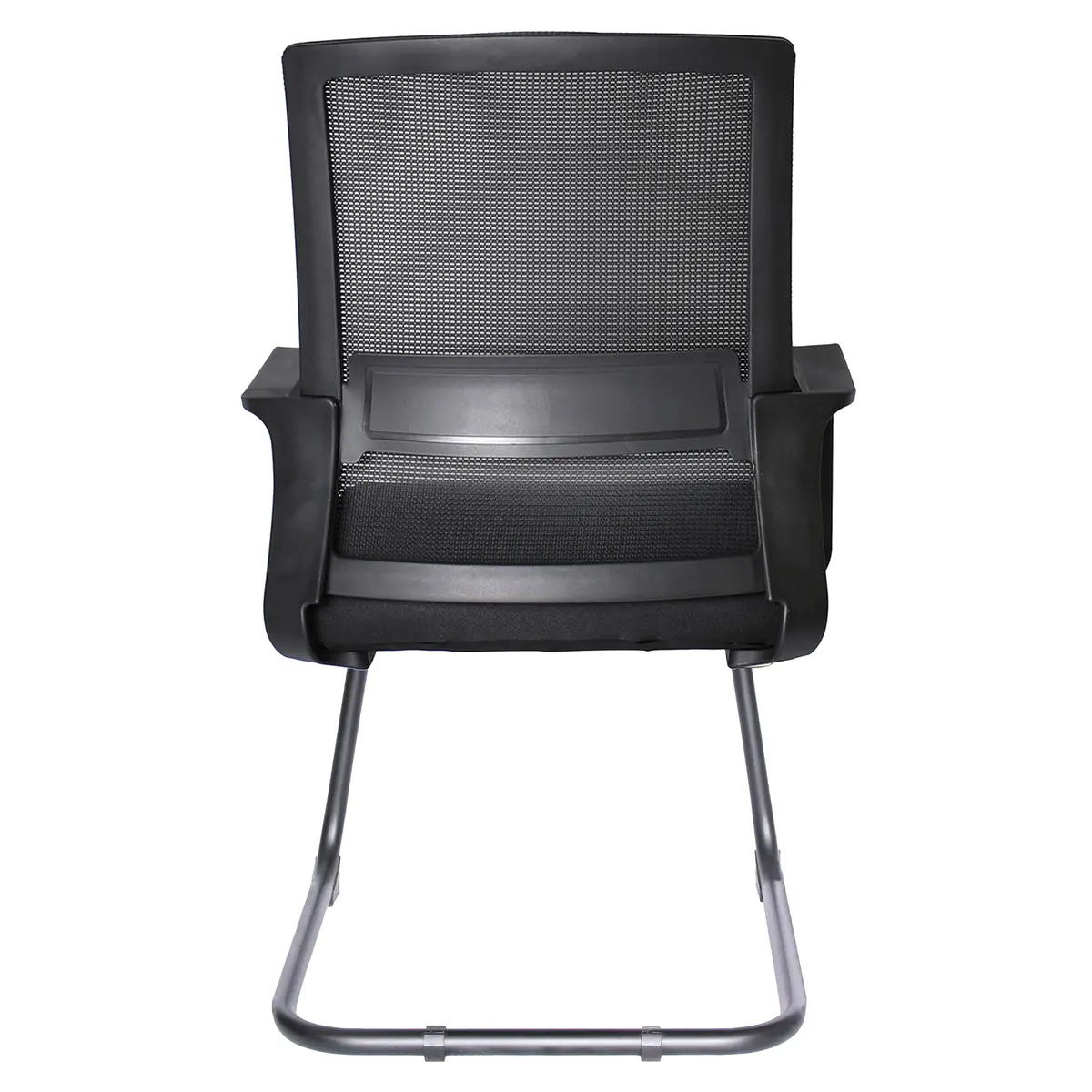 Lunara Negro Trineo – Vista trasera Lunara Negro Trineo silla de visita negra vista trasera
