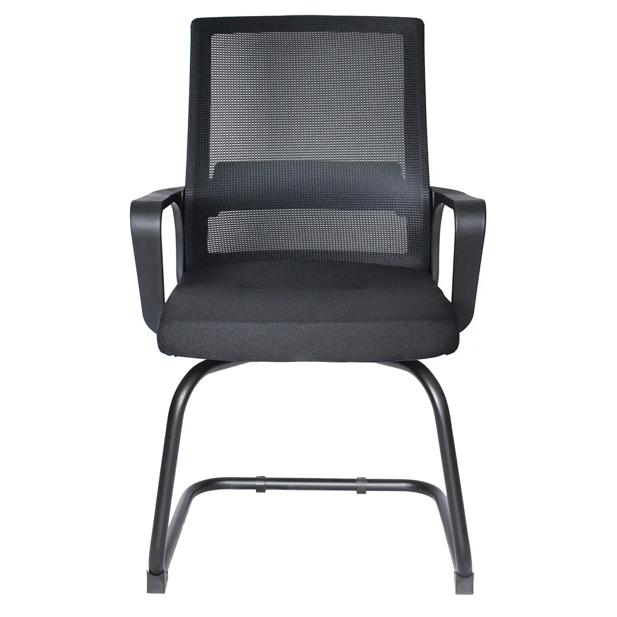 Lunara Negro Trineo Silla de visita Lunara Negro Trineo negra