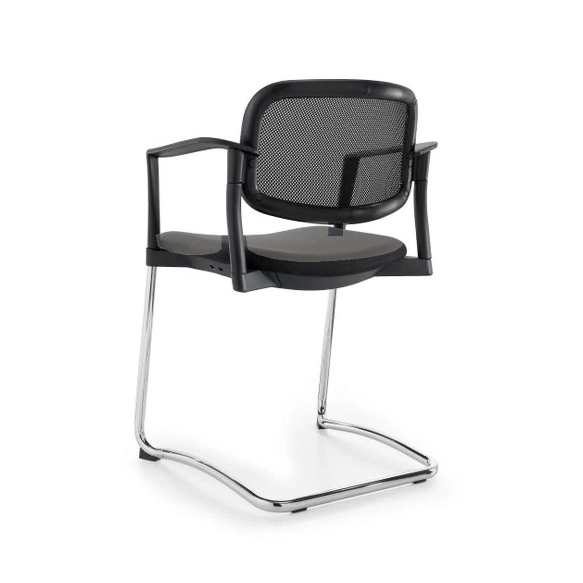 LUNERA CR TRINEO, silla color perla, vista frontal