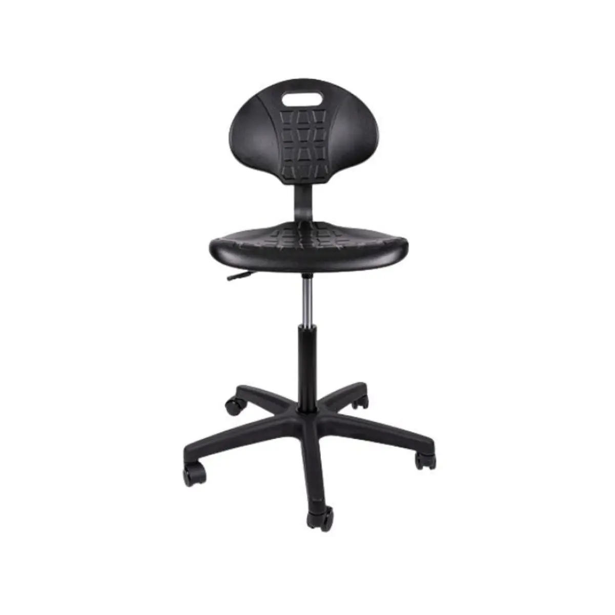 Luvella Cajero silla industrial ergonómica vista frontal