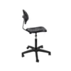 Luvella Cajero silla industrial alta vista lateral
