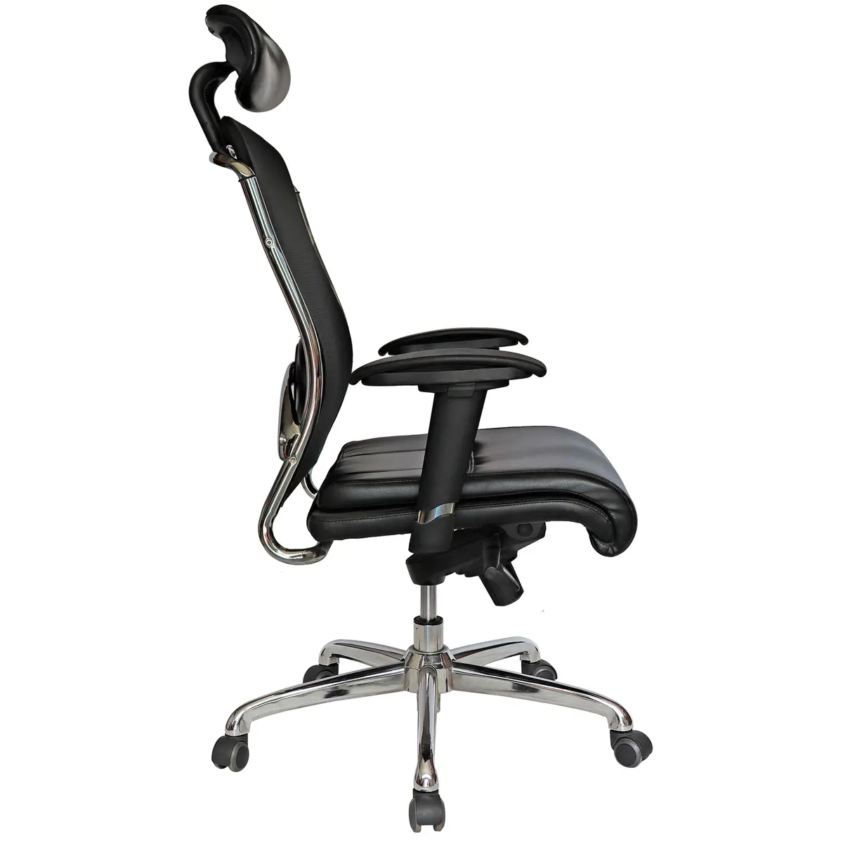 Marena Cabecera silla ejecutiva ergonómica vista lateral