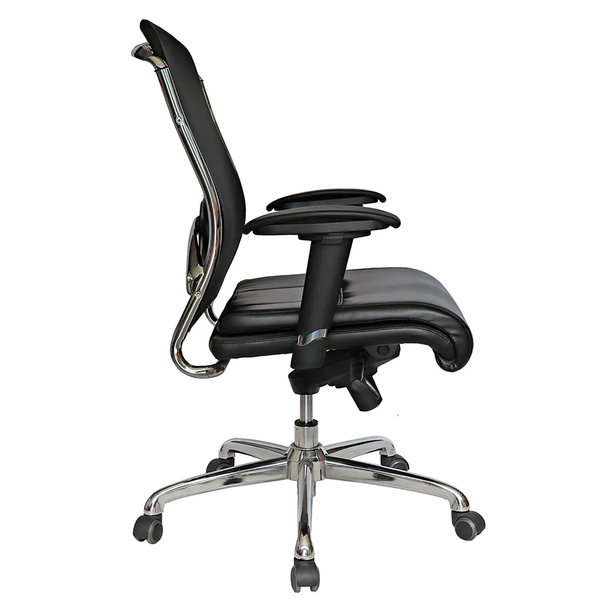 Marena Ejecutiva silla ergonómica negra vista lateral