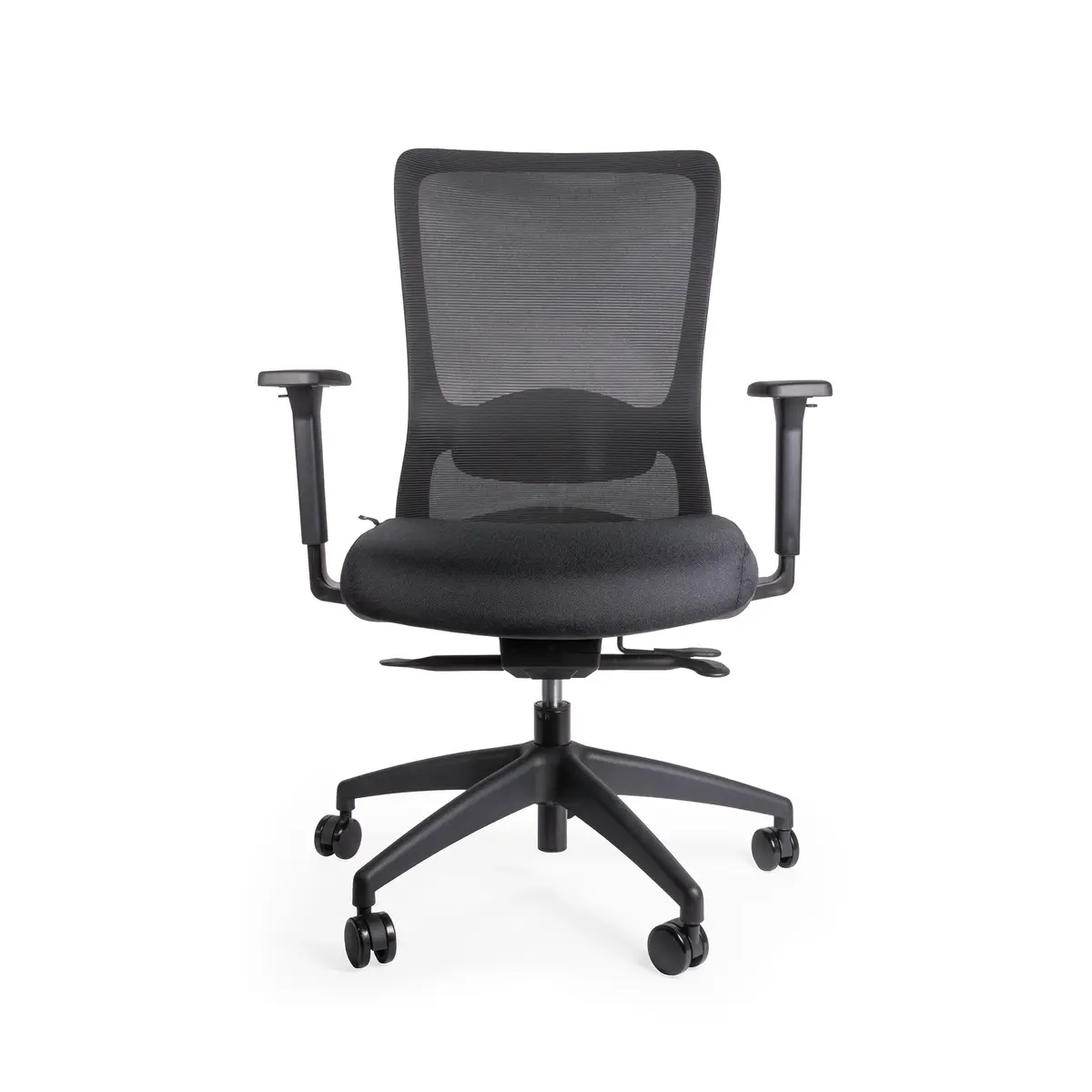 Nerina silla ergonómica negra vista frontal