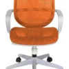 Silla operativa NOAIA GRIS en combinación gris y mandarina