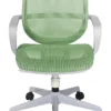 Silla NOAIA GRIS de malla en combinación gris y verde