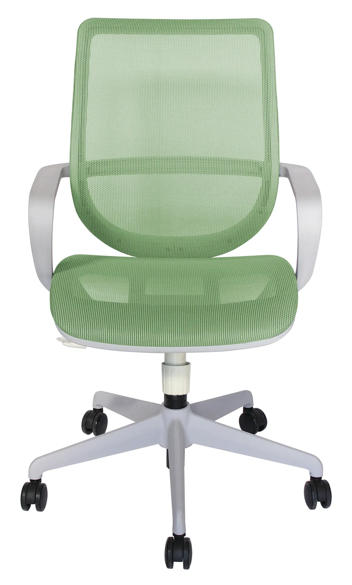 Silla NOAIA GRIS de malla en combinación gris y verde