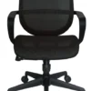 Noaia Negro silla operativa ergonómica de malla vista frontal