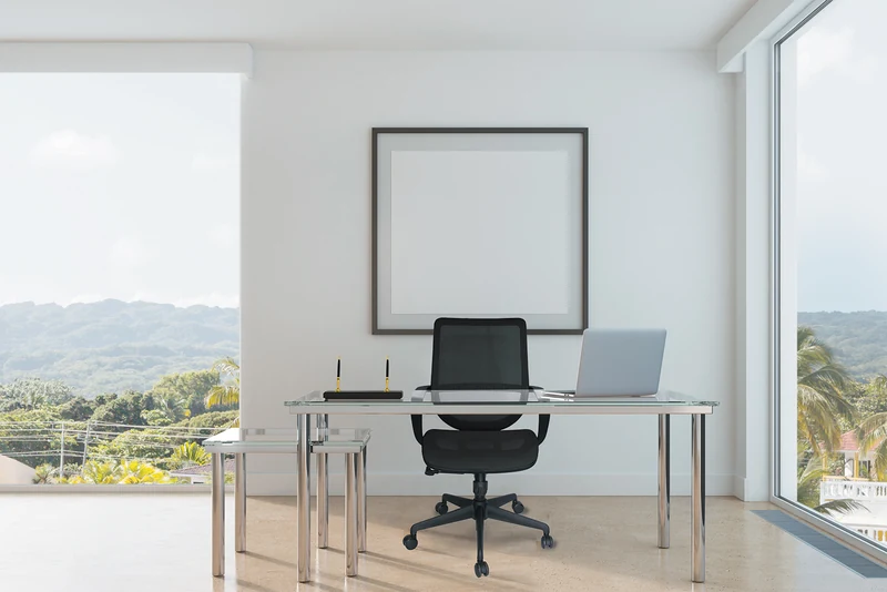Noaia Negro silla operativa ergonómica en oficina