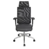Savia Negro silla ejecutiva ergonómica vista frontal