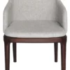 Silla ocasional SIENNA acolchada con brazos integrados