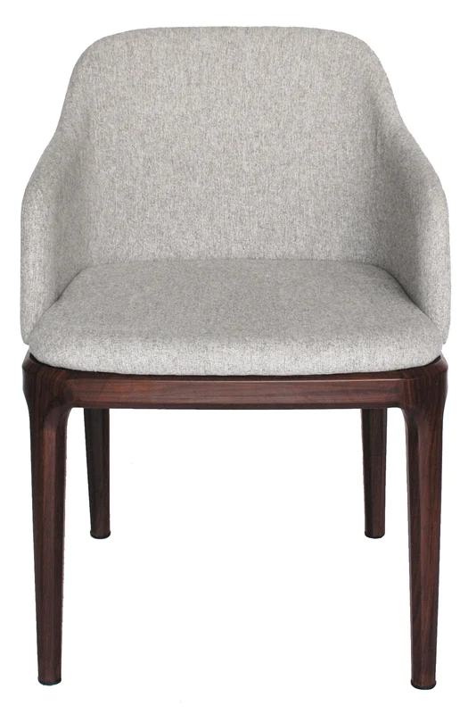 Silla ocasional SIENNA acolchada con brazos integrados