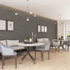 Silla ocasional SIENNA en ambiente de comedor