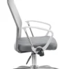 Solenna Blanco silla ejecutiva vista lateral