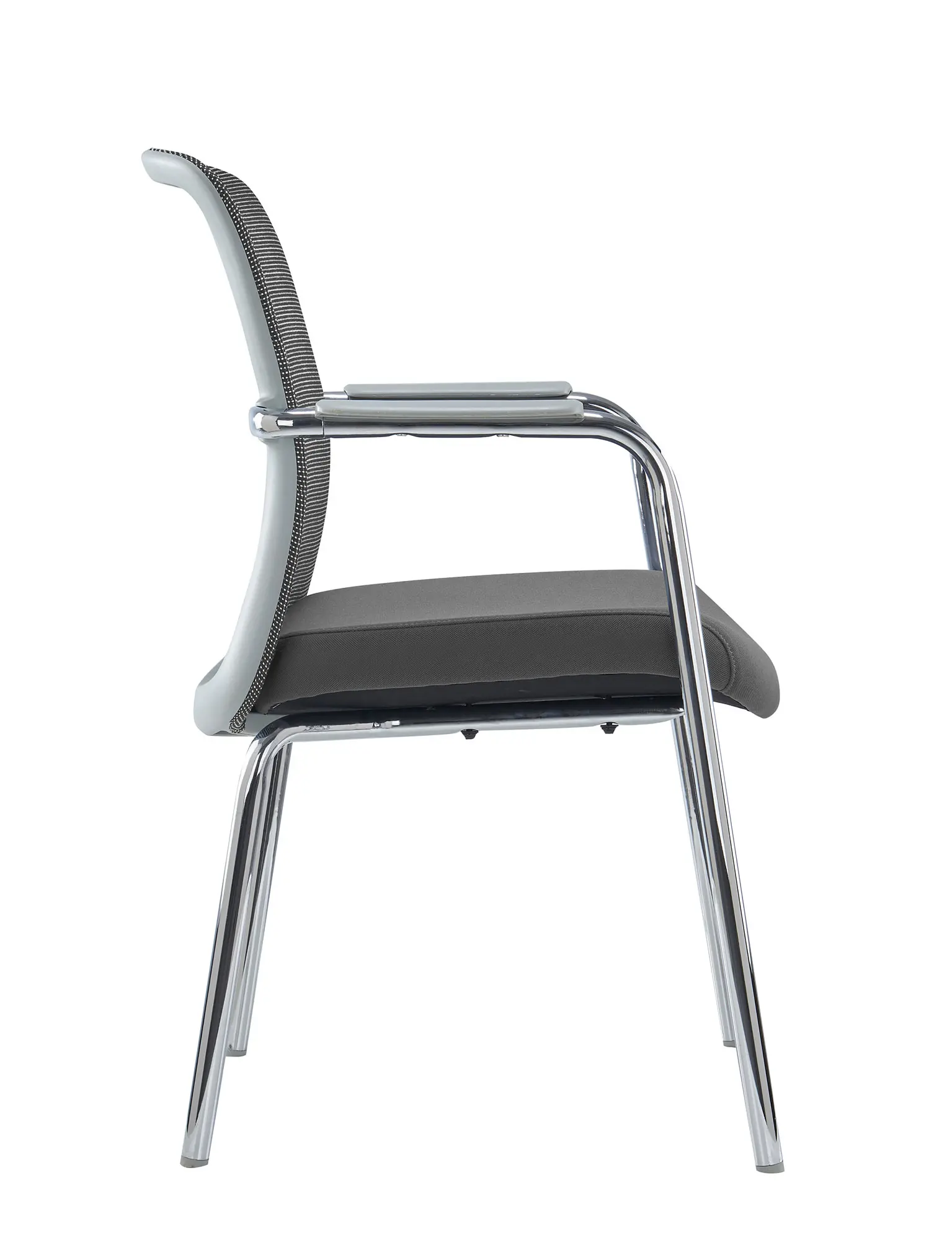 SORELA-10151-lateral SORELA silla visitante gris vista lateral