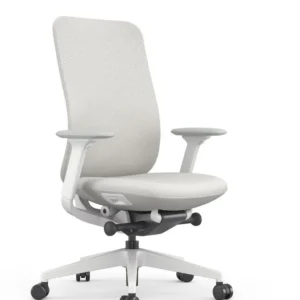 Sillón ejecutivo VELUNA ARENA en malla-tela color arena