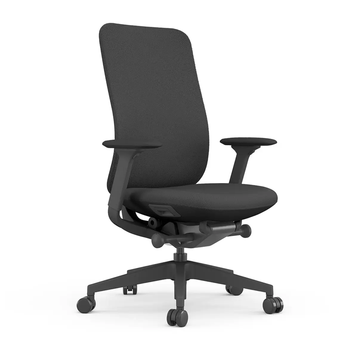 Sillón ejecutivo VELUNA NEGRO vista lateral