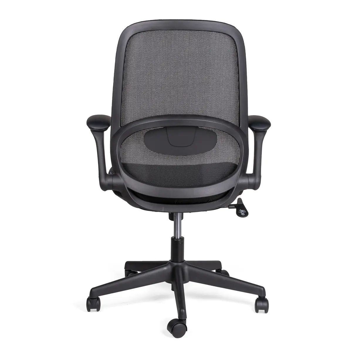 Verea silla operativa con brazos abatibles vista lateral