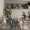 Silla VERENIA ALUMINIO RUEDAS en ambiente de oficina