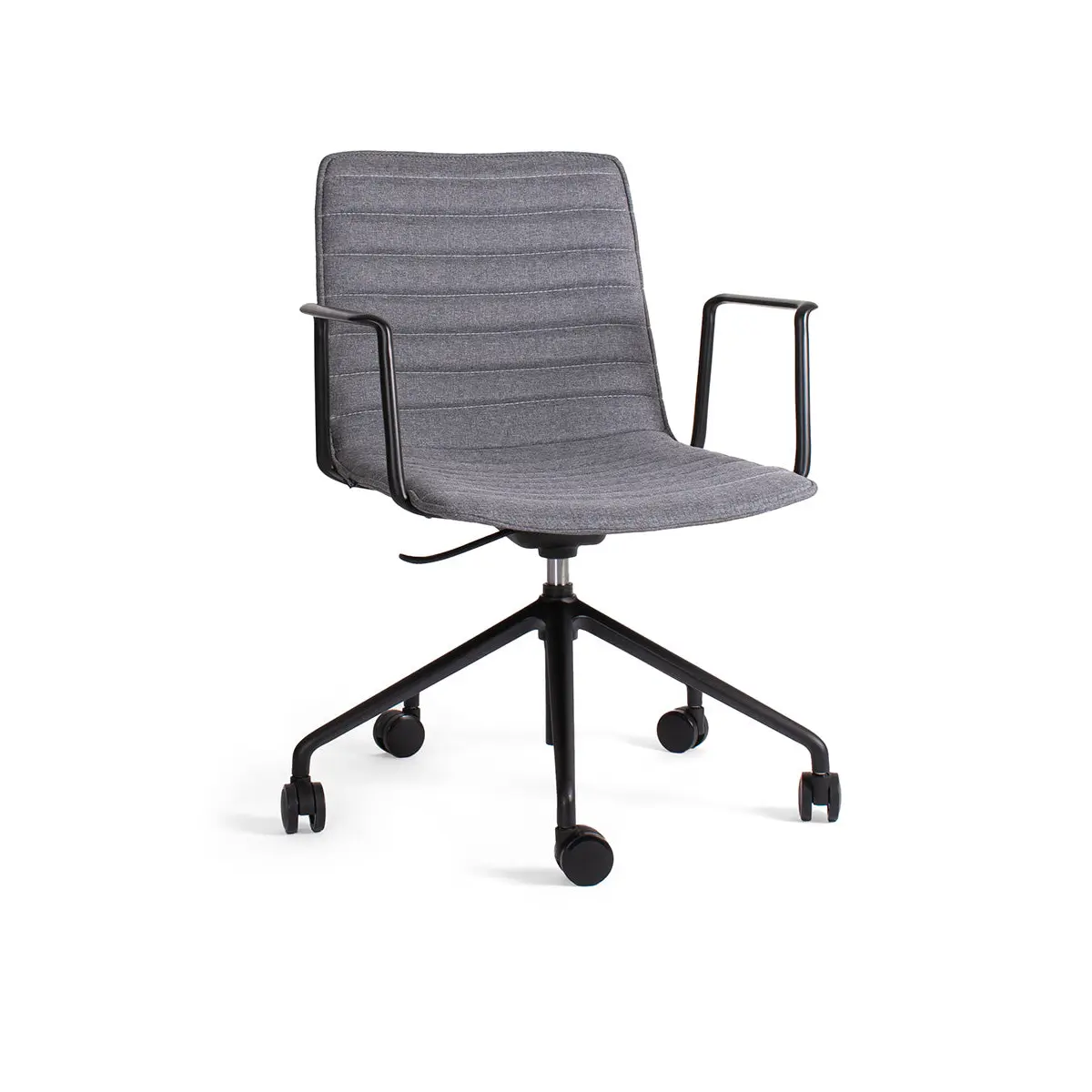 Silla VERENIA RUEDAS en vista lateral