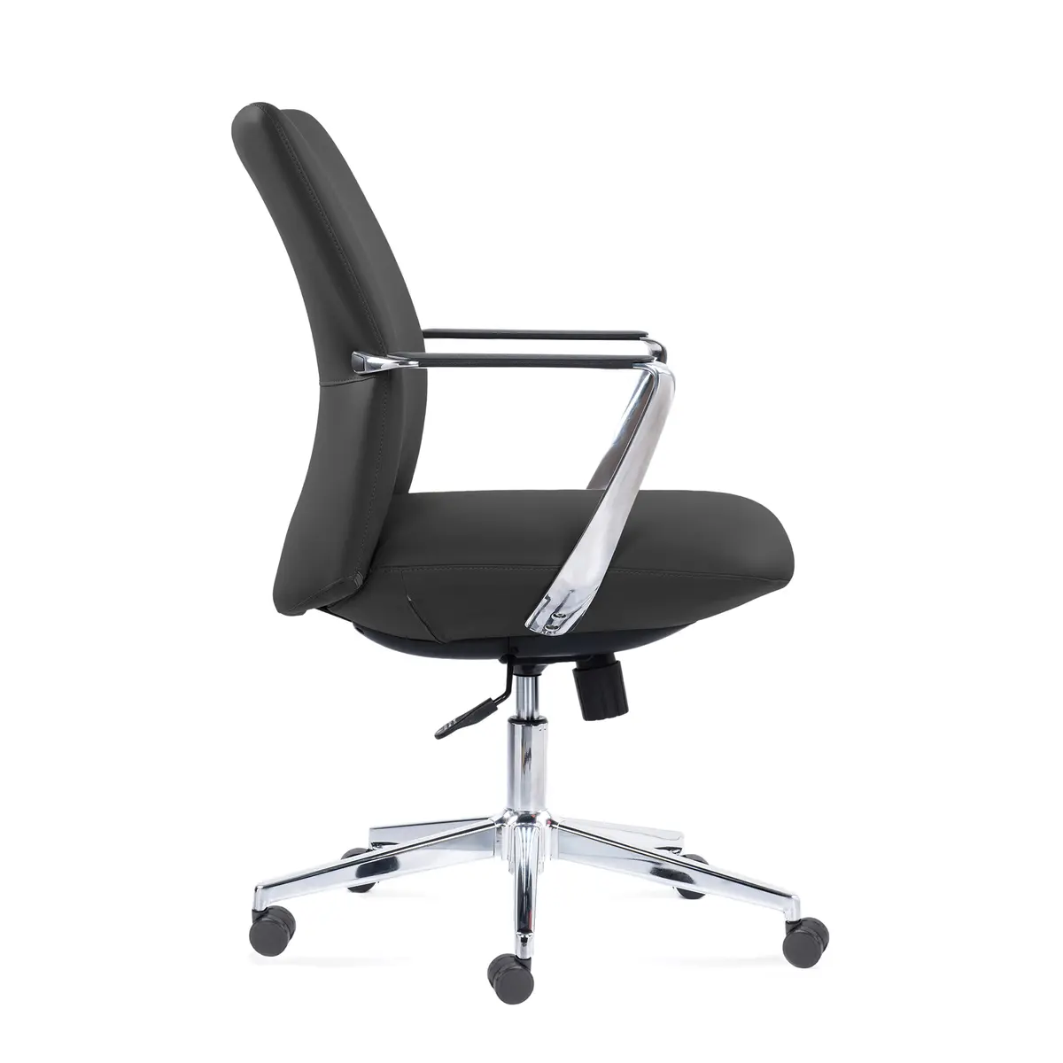Sillón reclinable VERONA de respaldo medio en vista lateral