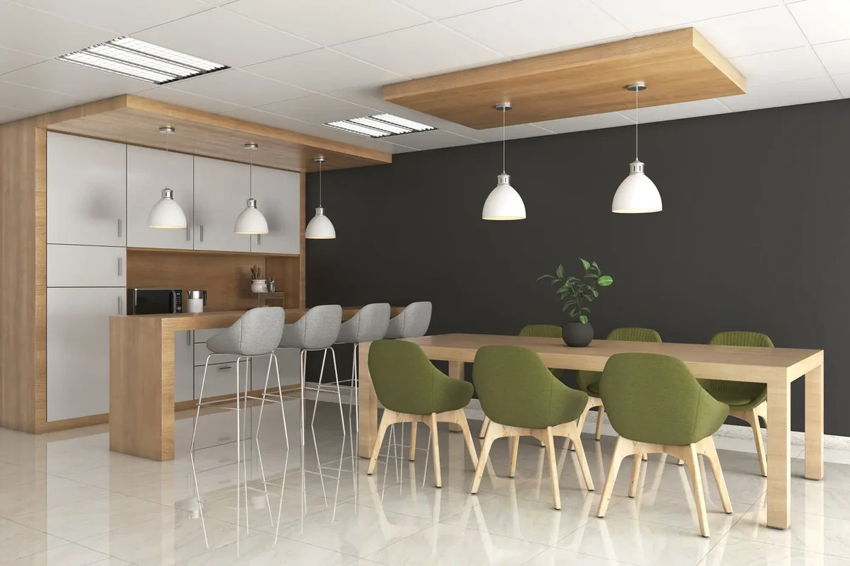 Silla de visita VICENZA MADERA ambientada