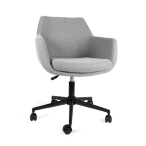Silla BRAVIA EJECUTIVA CLARO gris, vista frontal