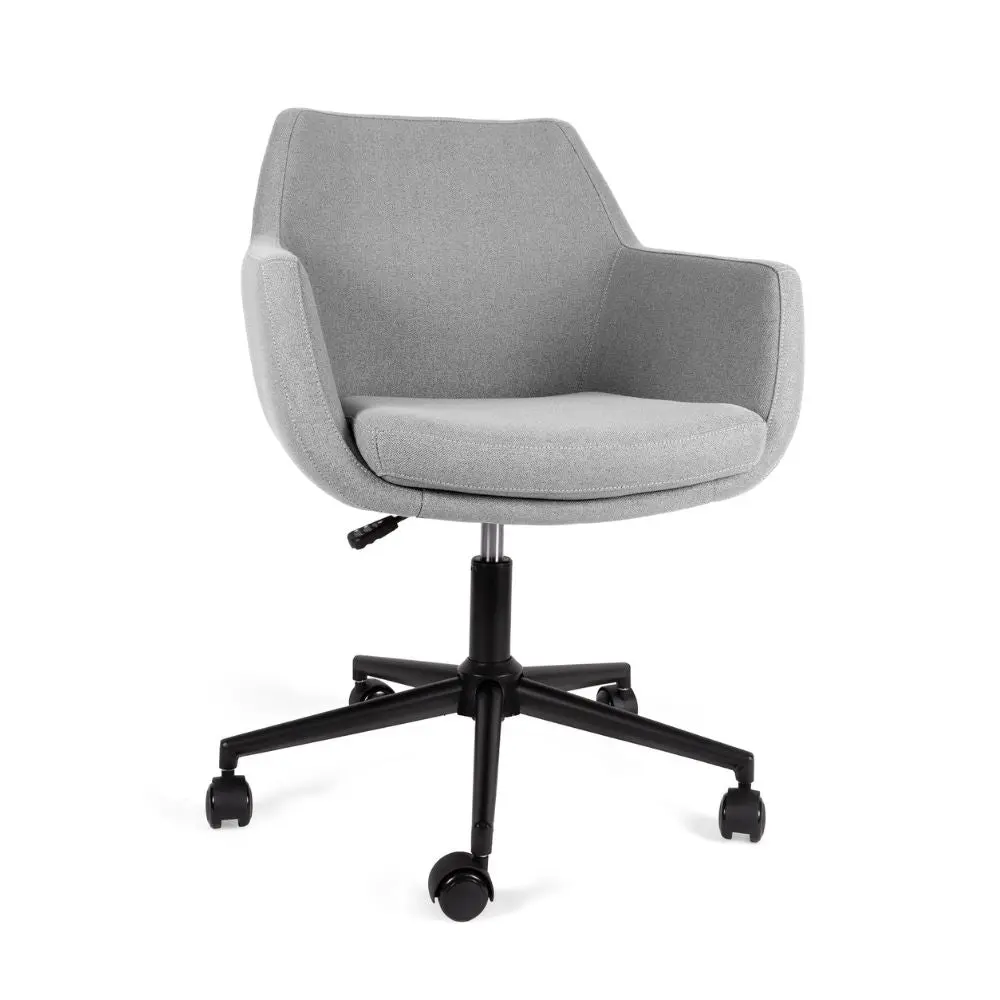 Silla BRAVIA EJECUTIVA CLARO gris, vista frontal