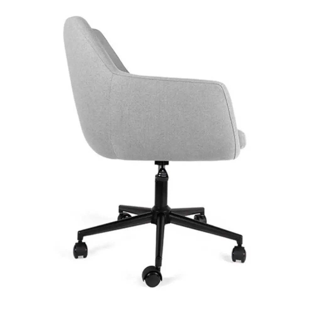 Silla BRAVIA EJECUTIVA CLARO gris, vista lateral