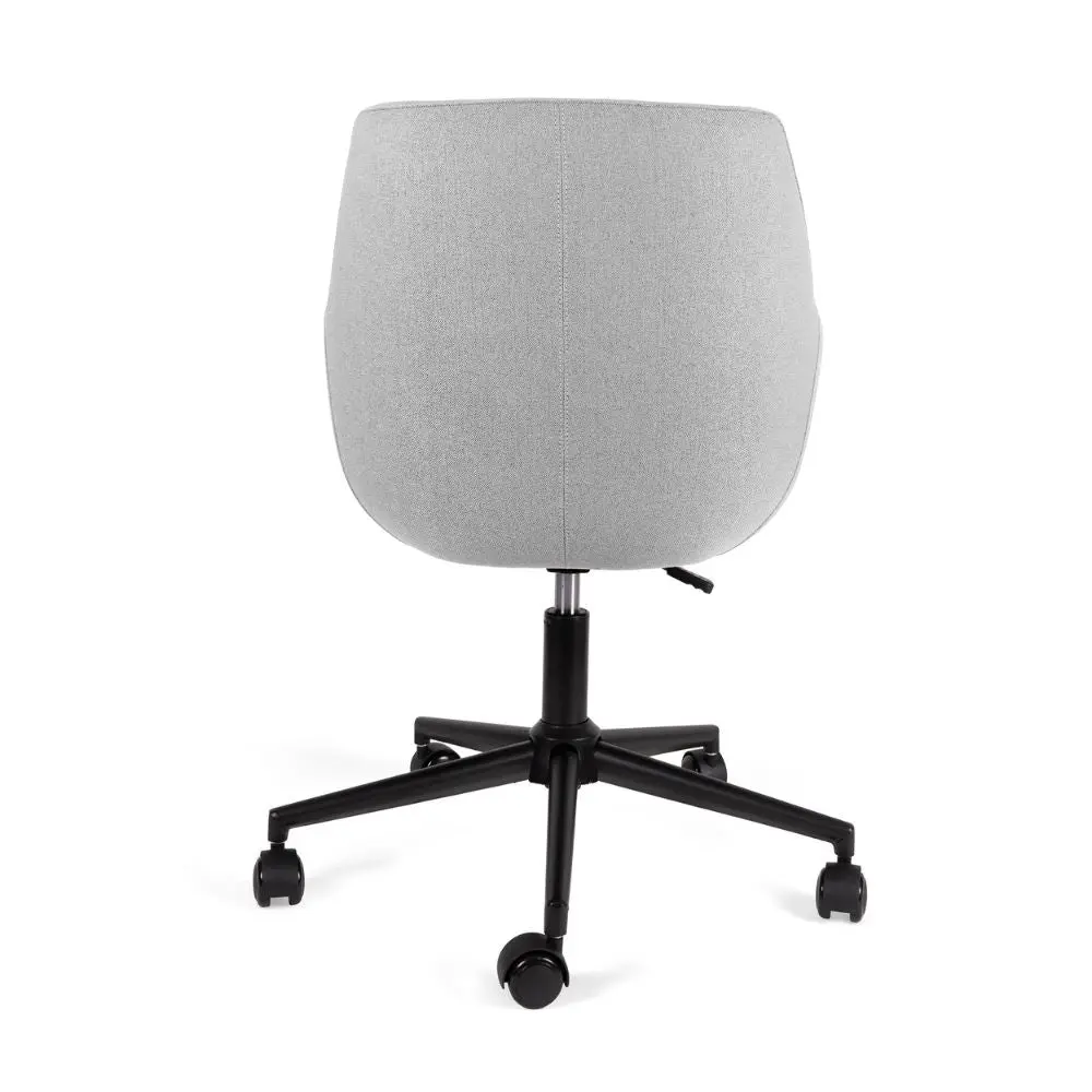 Silla BRAVIA EJECUTIVA CLARO gris, vista posterior